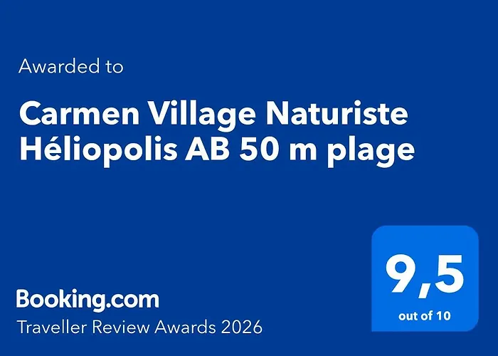아파트 Carmen Village Naturiste Heliopolis Ab 50 M 아그